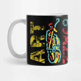 Art Of Jazz Bass Player Mug